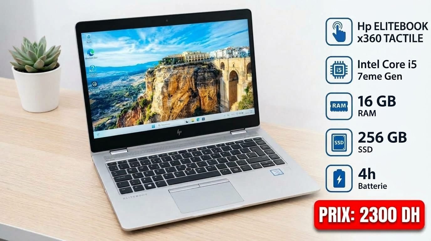 HP EliteBook X360 i5 7ème
